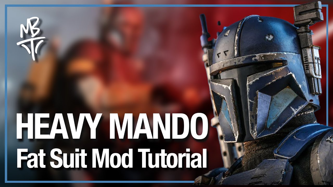 Hot Toys Heavy Mando Fat Suit Mod Tutorial // Better Articulation
