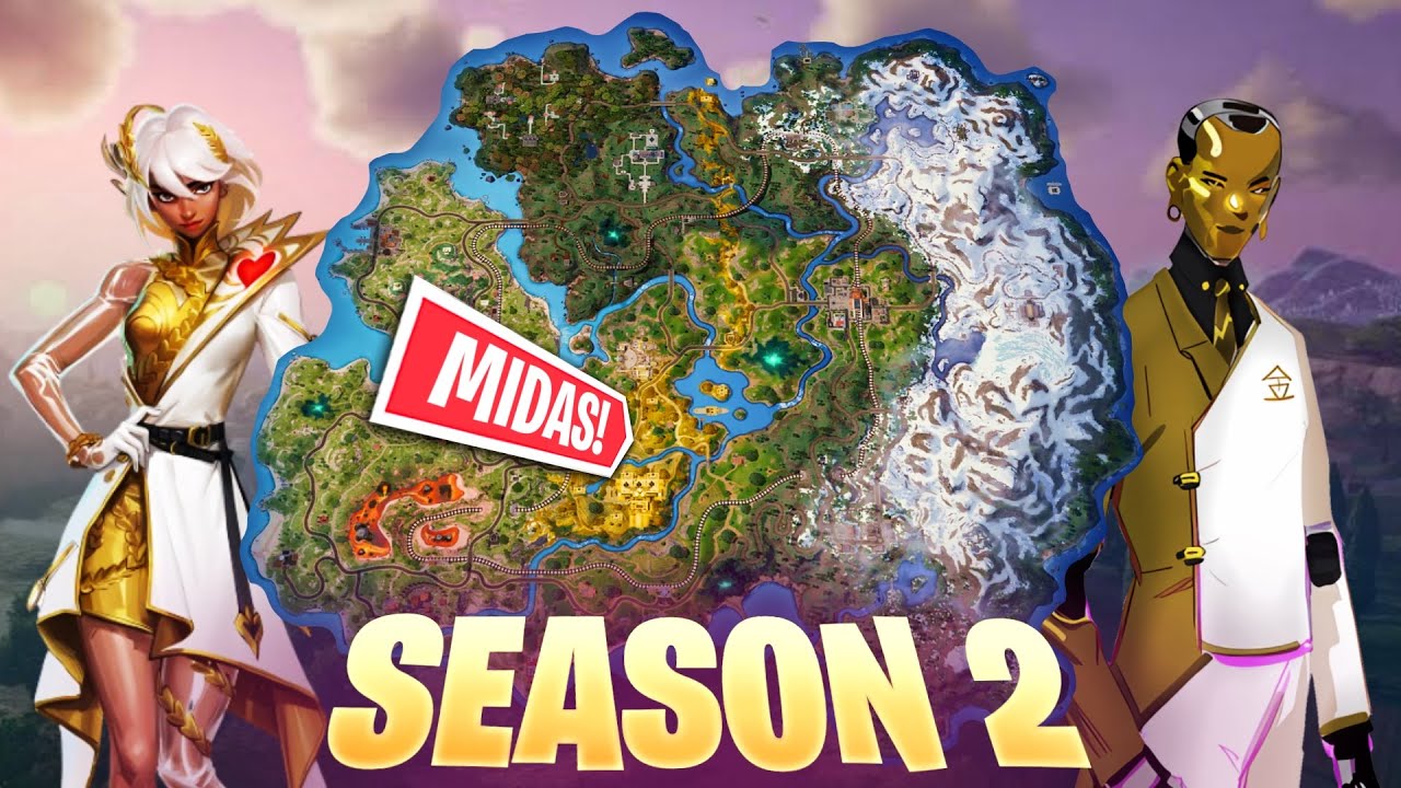 Fortnite Chapter 5 Season 2 Map Concept - GREEK Mythology, Midas RETURNS!