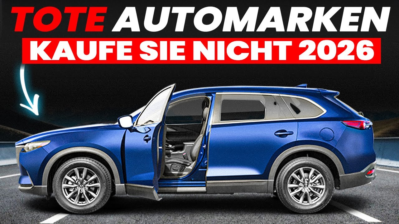 7 Automarken, die bis 2026 aus Europa VERSCHWINDEN