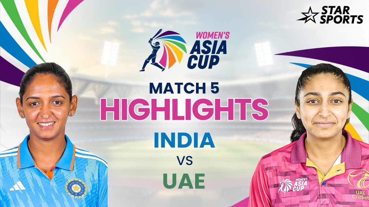 #INDvUAE: Women's Asia Cup Highlights | India make it 2 wins in a row | #WomensAsiaCupOnStar