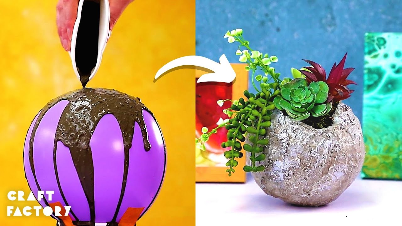 20 DIY Home Decor Crafts With Cement!