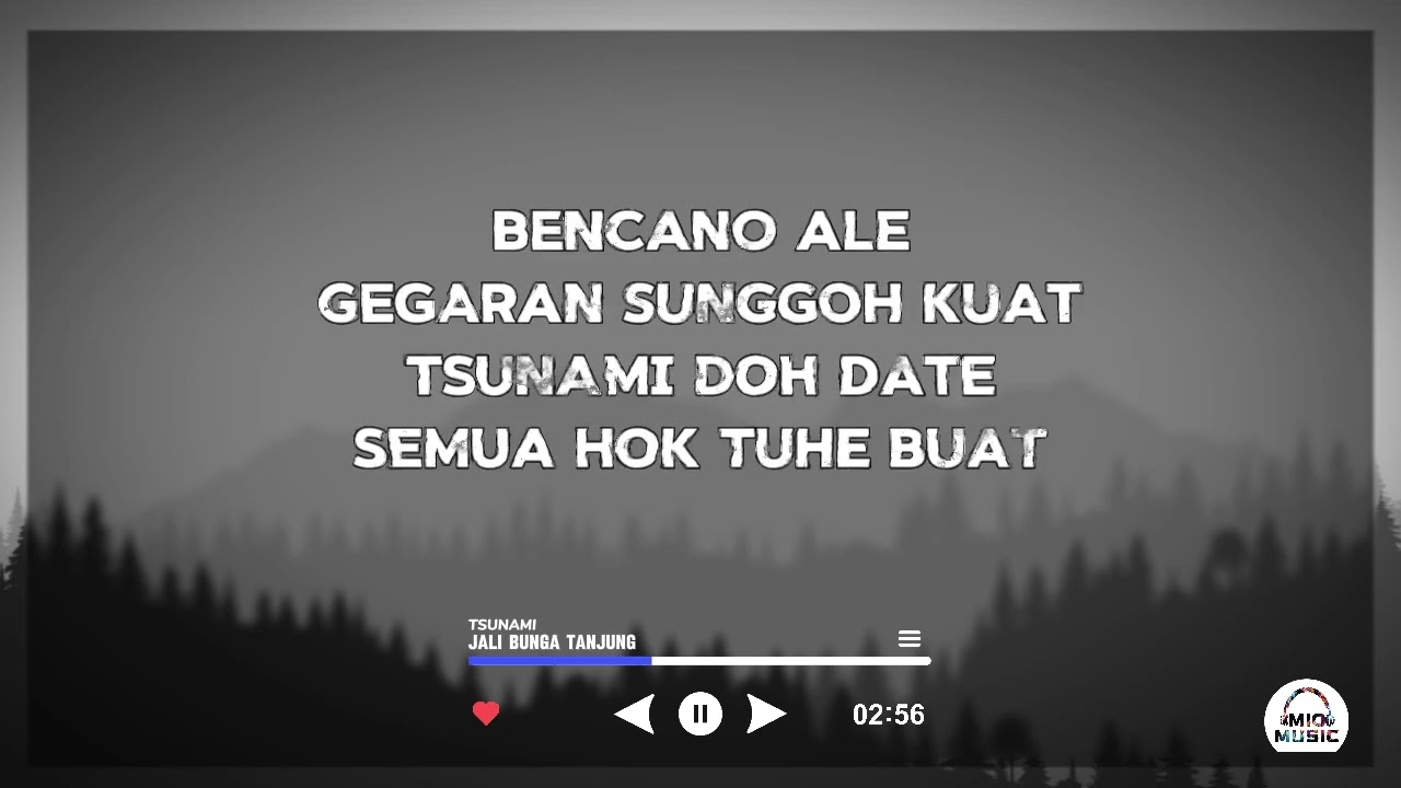 [DIKIR BARAT] Jali Bunga Tanjung - Tsunami