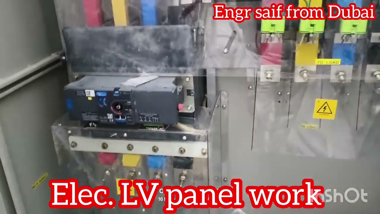 Electrical LV panel work @ Dubai #saiftech