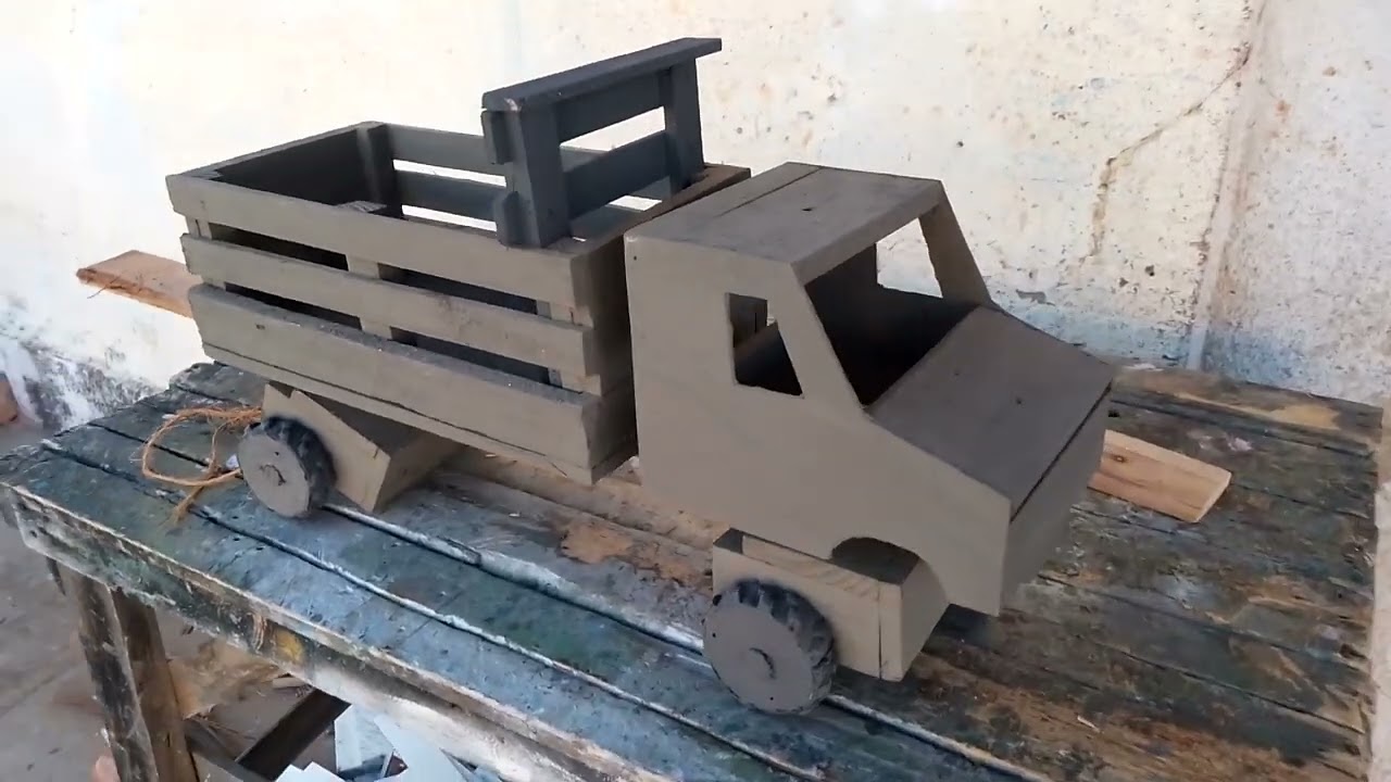 Carrinho de madeira quase pronto