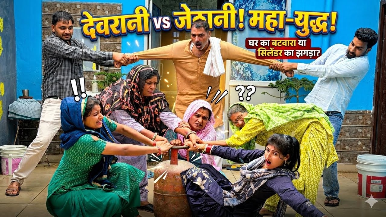 सिलेंडर महंगे होने पर देवरानी जेठानी की लड़ाई #episode #love #sad #comedy #by Tamanna Singh 