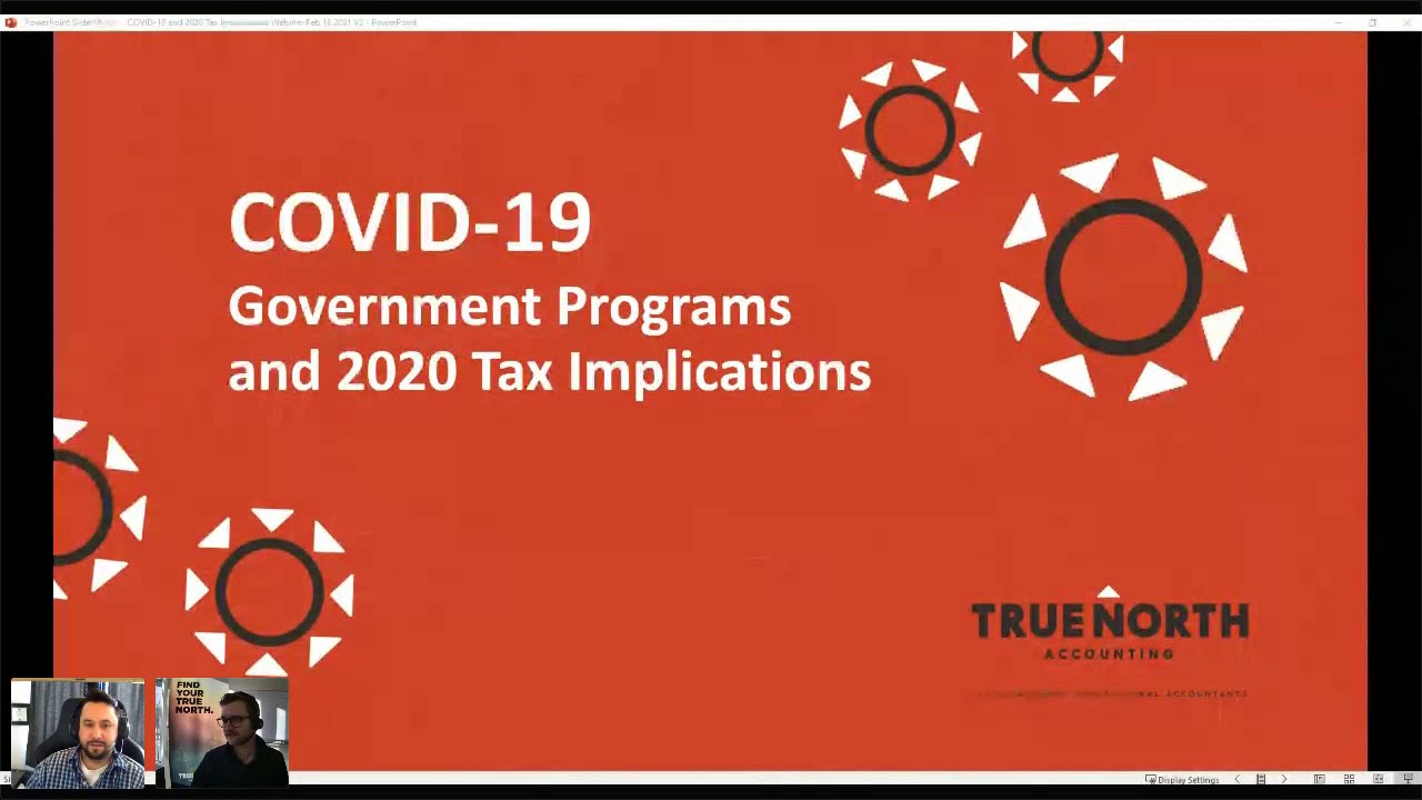COVID-19 Programs & 2020 Tax Implications | True North Accounting | Small Business Accountants