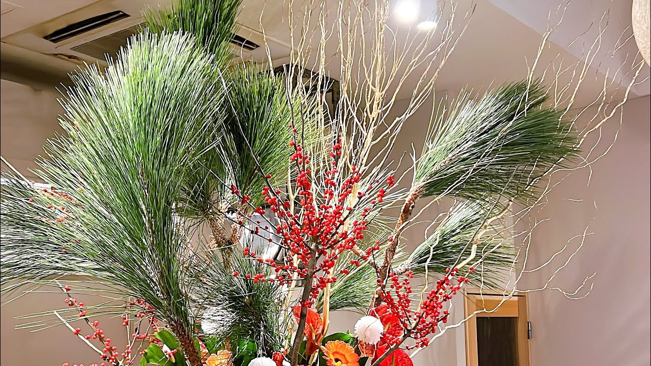 【新年初ライブ】最高にカッコいいお正月花の作り方