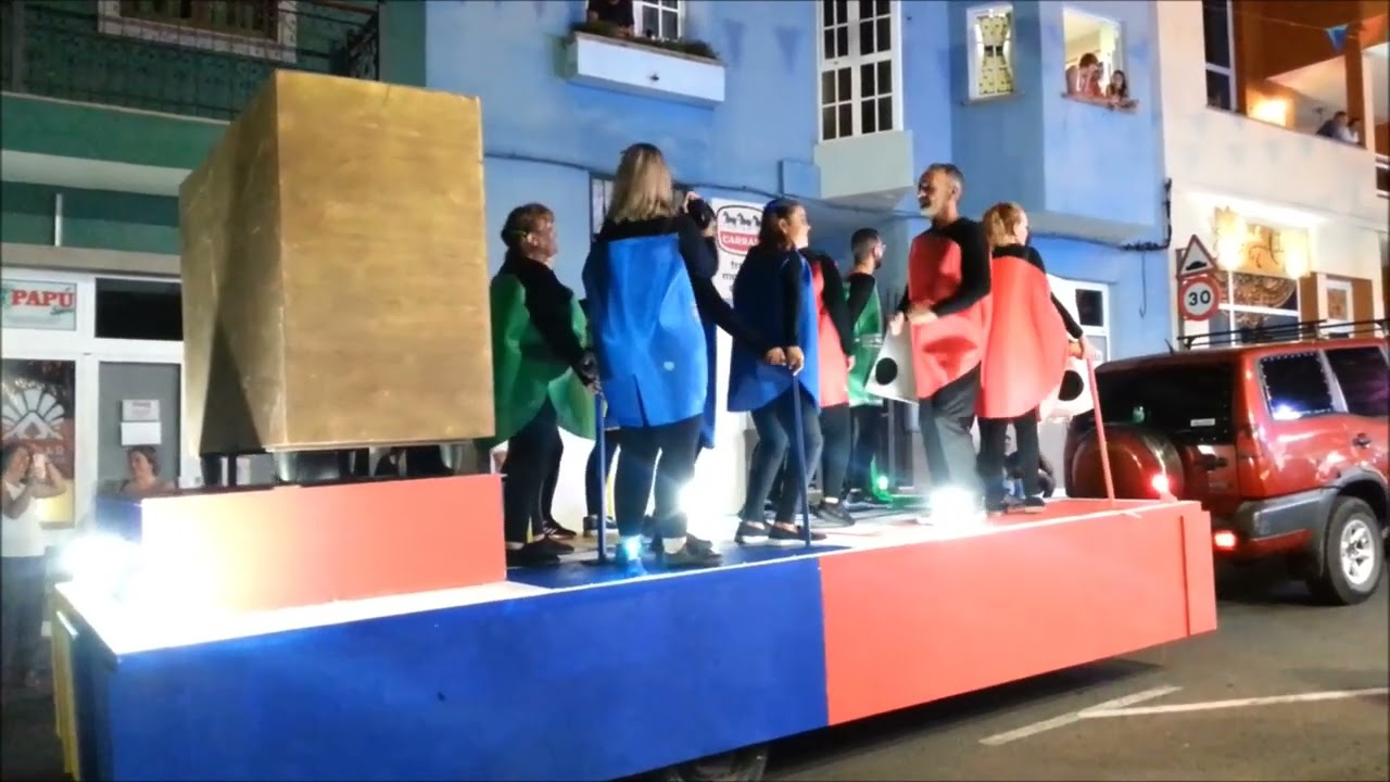 1-2 CARROZAS EN LAS FIESTAS DE BARRIAL DE GÁLDAR 2023