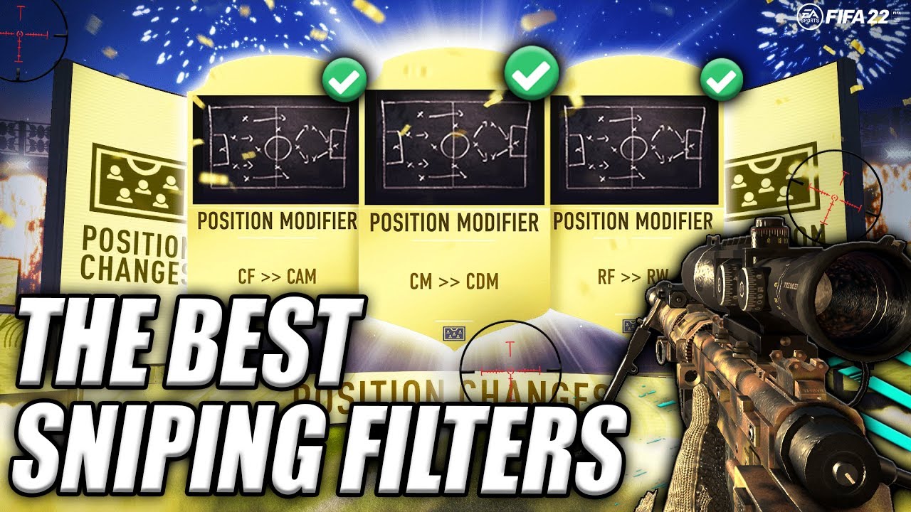 THE BEST SNIPING FILTERS IN FIFA 22!!! HOW TO MAKE 50K AN HOUR IN FIFA 22!!! (CONSUMABLES SNIPING)