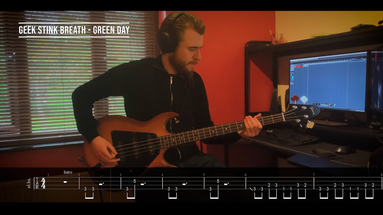 Geek Stink Breath - Green Day Bass Cover w/Tabs