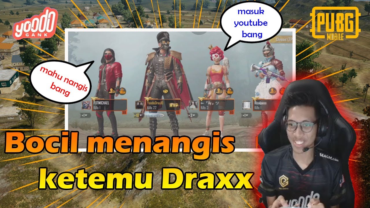 BOCIL DARI INDONESIA MENANGIS KETEMU AKU ! DRAXX AUTO SERIUS CUBA MEMBERIKAN WWCD !! PUBGM MALAYSIA
