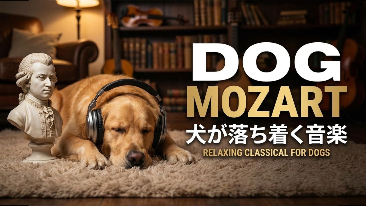 犬が落ち着くリラックス音楽｜Classical Music for Dogs