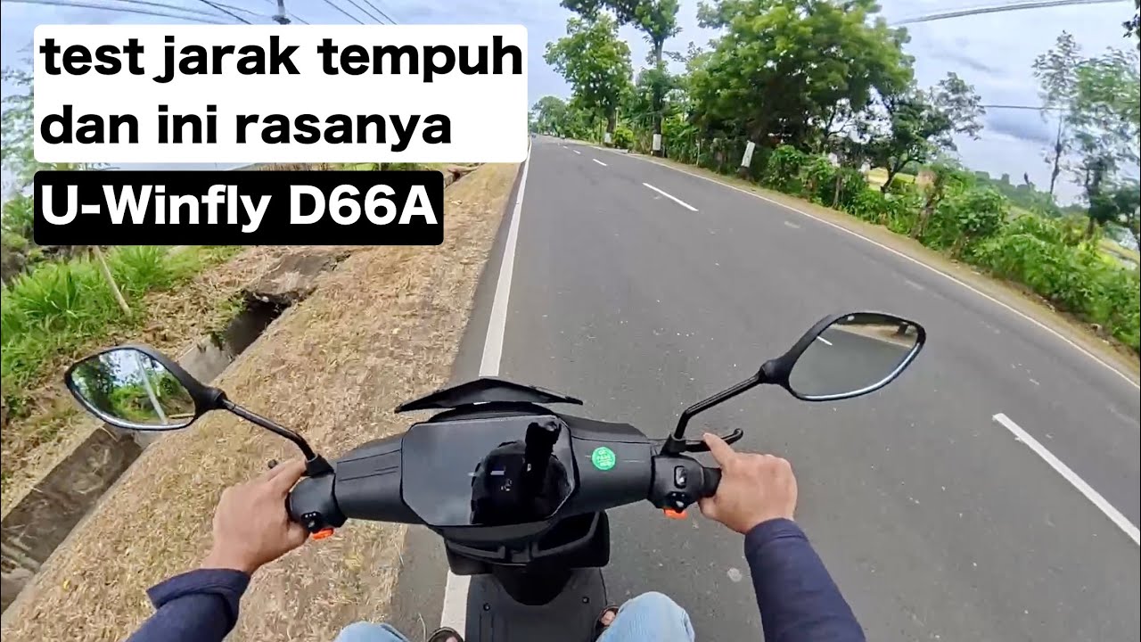 Touring tipis pakai sepeda listrik 3 jutaan U-Winfly D66A