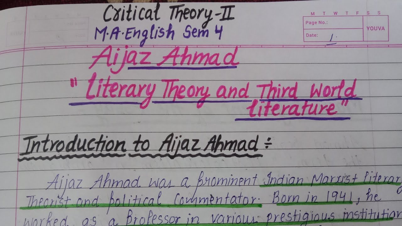 Aijaz Ahmad 
