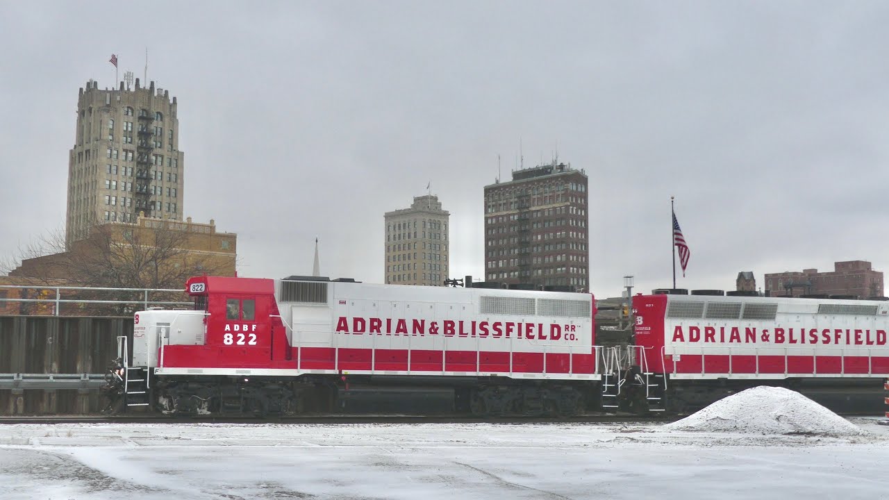 Rare Daylight Run to Jackson on the Jackson & Lansing Railroad 12-17-22