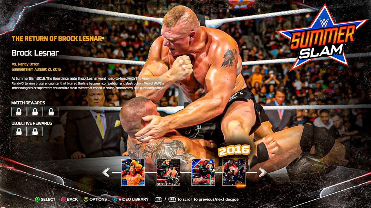 WWE 2K26: режим Showcase – Рэнди Ортон против Брока Леснара!