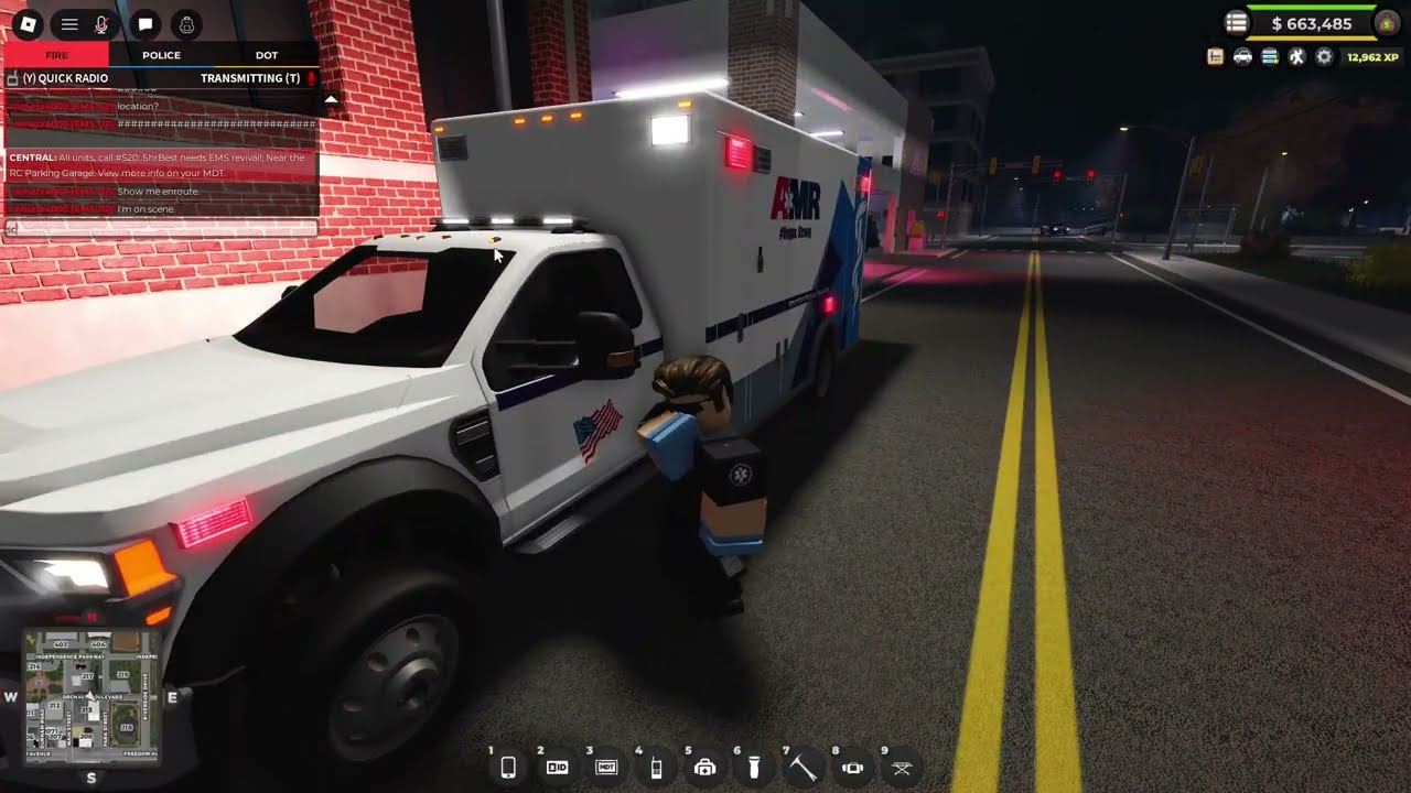 TURNO IN AMBULANZA a LAS VEGAS!!! ( RP serio) | Emergency Response LC Las Vegas RP --ROBLOX
