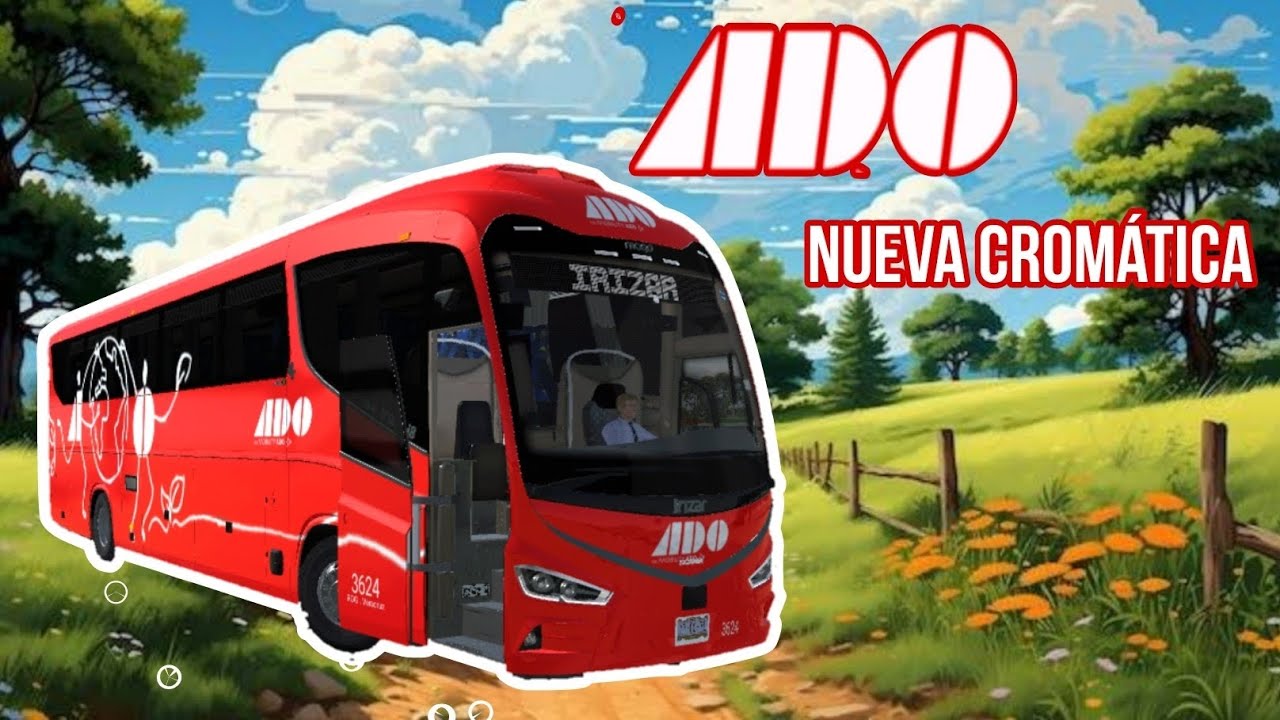 Skin ADO nueva cromática para proton bus simulator (Irizar i8 efficent) 🔴⚪