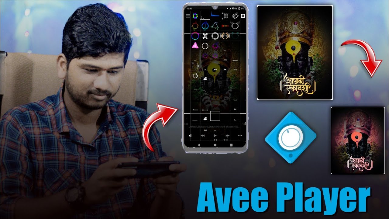 Avee player full tutorial marathi | Avee player template | avee player editing | TECHNICAL JAY  😍