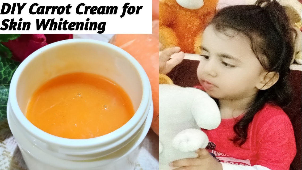 DIY Carrot Cream|For Skin Whitening& Brightening Glowing Skin For Babies 100%effectiveCream SKYLIGHT