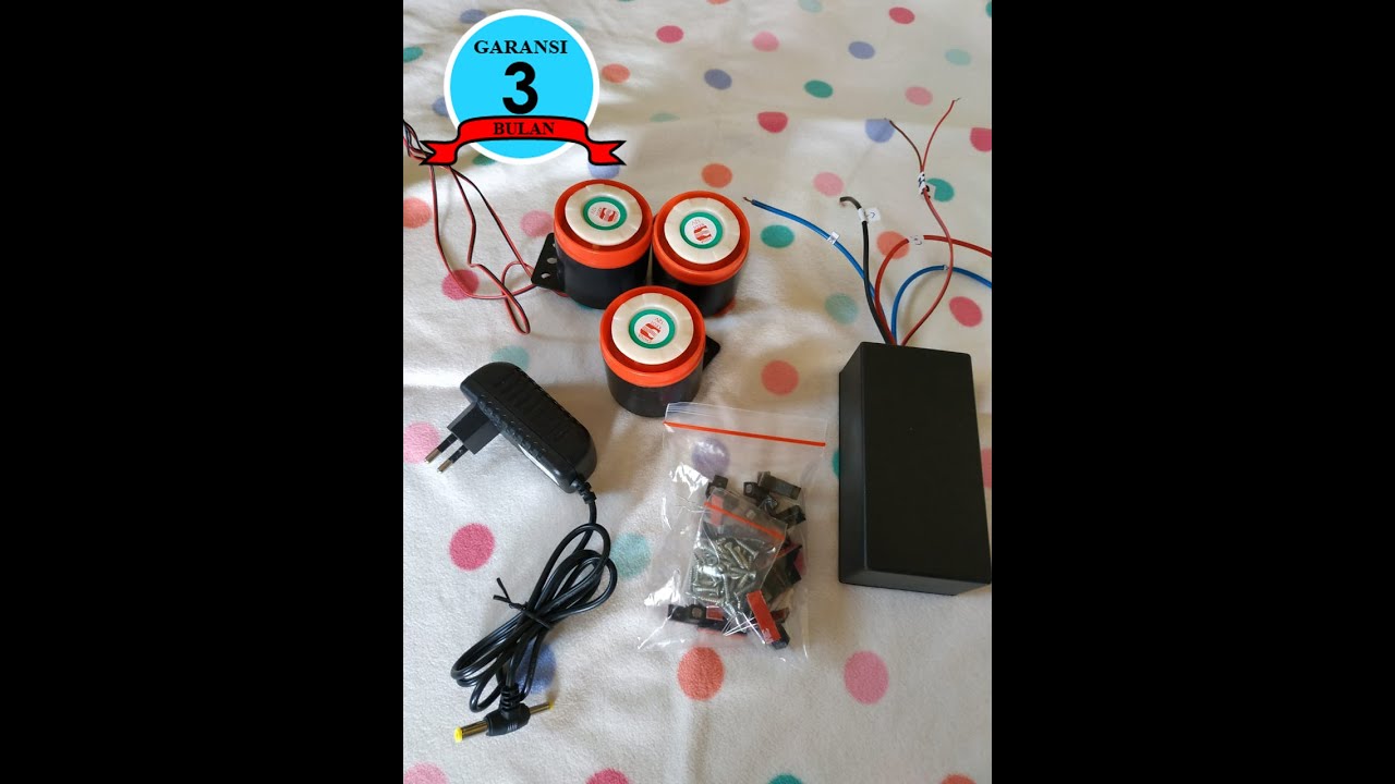 Alarm Pengaman Sensor Cahaya Rumah Walet + 18 Sensor + 1 Super Buzzer