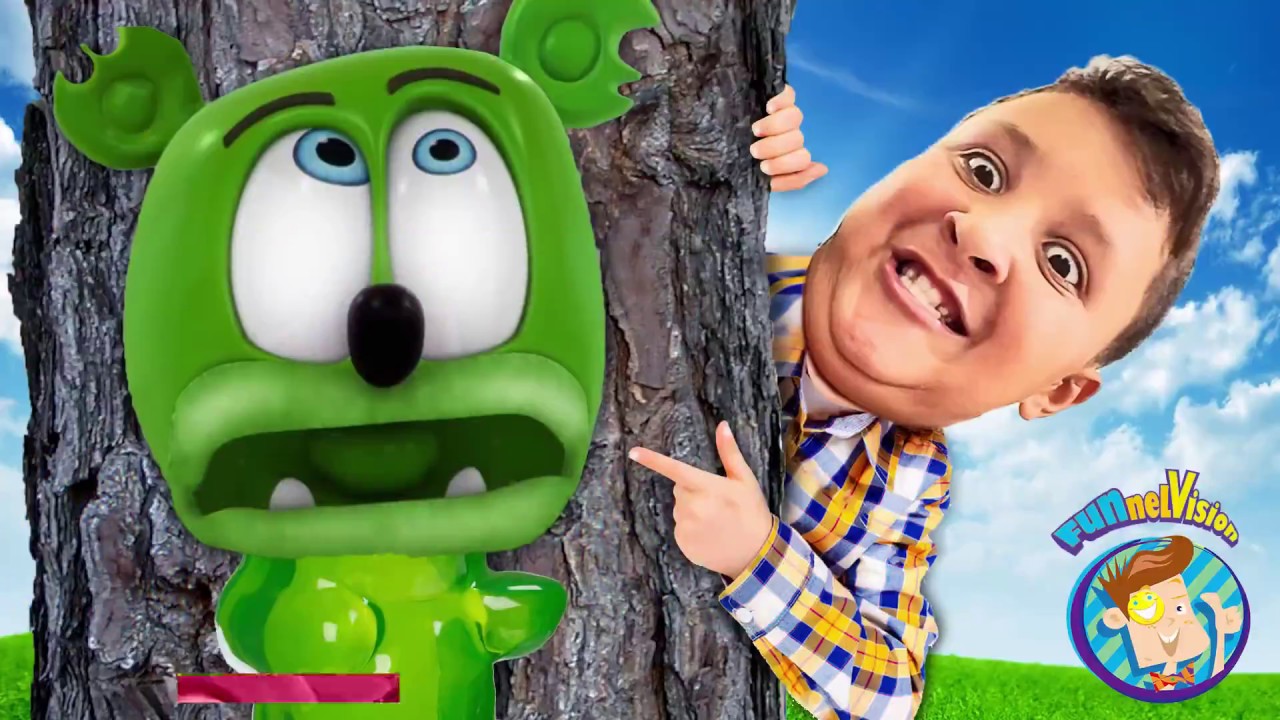 GUMMY VS  REAL LIFE HIDE & SEEK GAME   FUNnel Family Skit