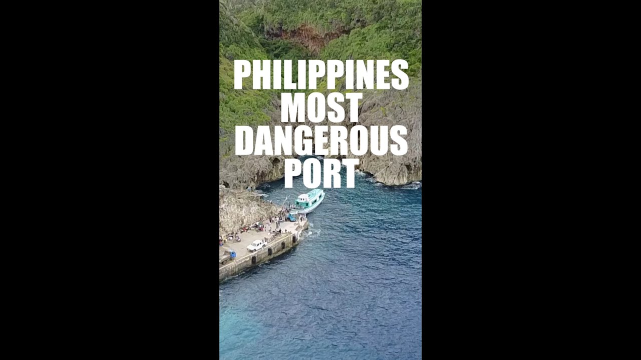 PHILIPPPINES MOST DANGEROUS PORT - ITBAYAT BATANES #Shorts