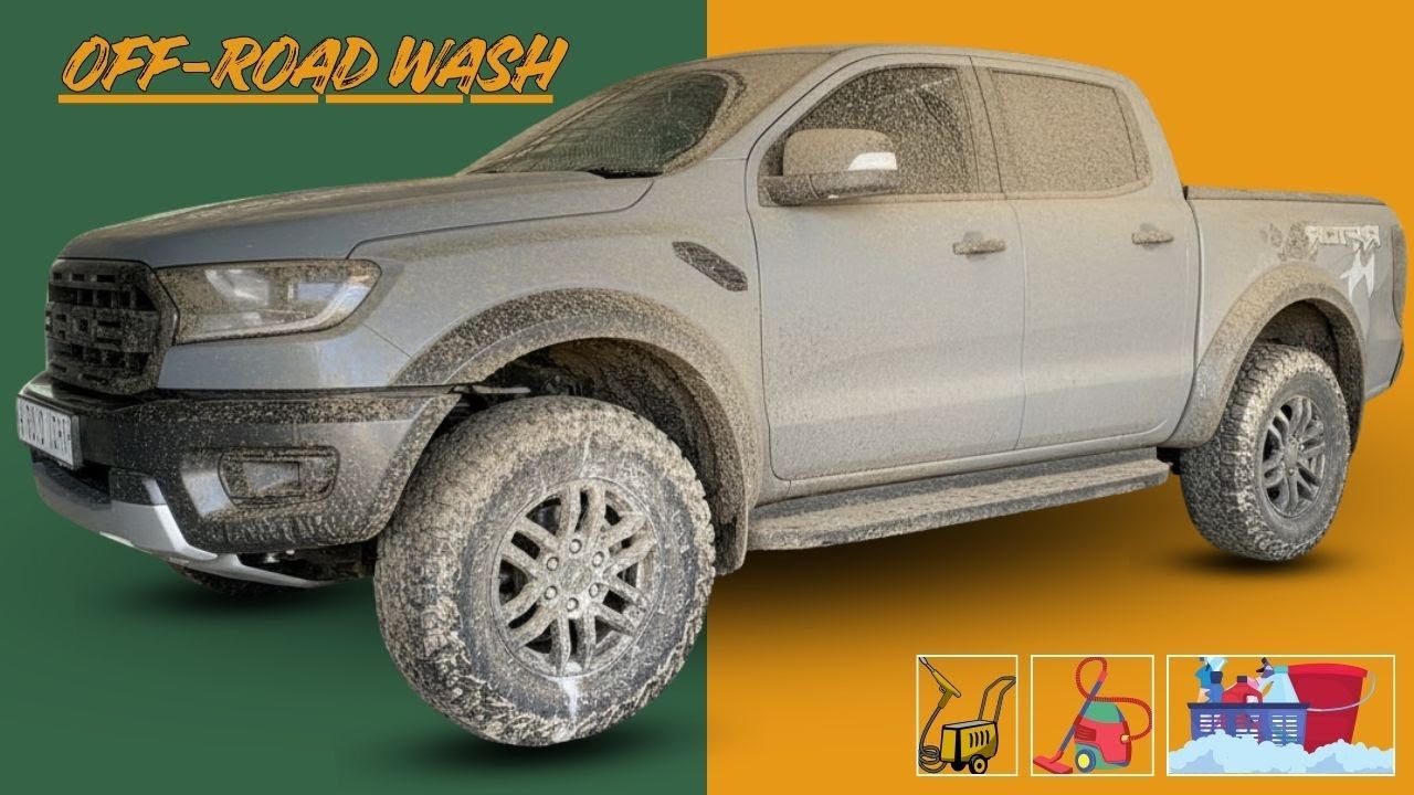 Ford Ranger Raptor OFF-ROAD Wash | Ultra Satisfying Transformation