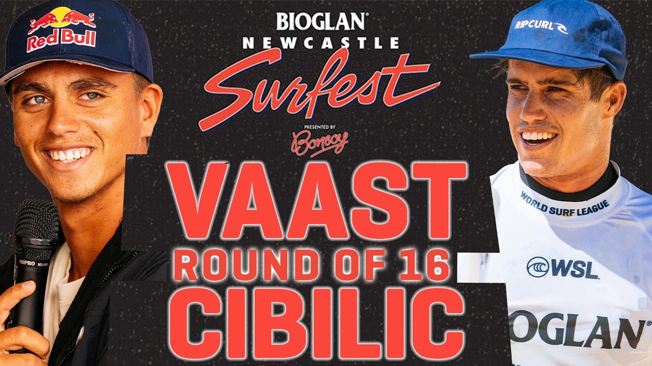 Kauli Vaast vs Morgan Cibilic | Bioglan Newcastle SURFEST presented by Bonsoy Round of 16