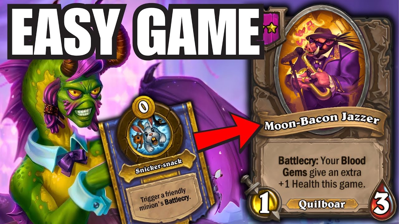 SHUDDERBOAR? Moon-Bacon Jazzer, Paint Smudger and Geomagus Roogug | Hearthstone Battlegrounds