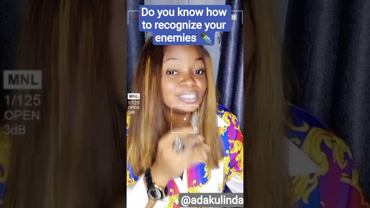This is how to identify who your enemies are 