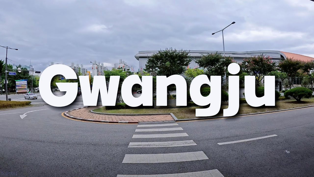 Sangmu District in Gwangju, Korea [광주 상무지구] 4k