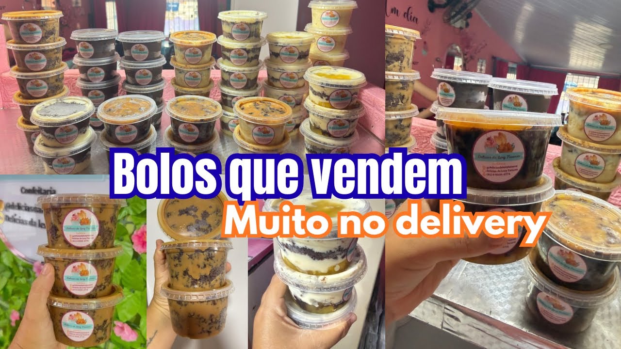 👉 Os bolos no pote que MAIS vendem no meu delivery | testando sabores novos 🍰💸 