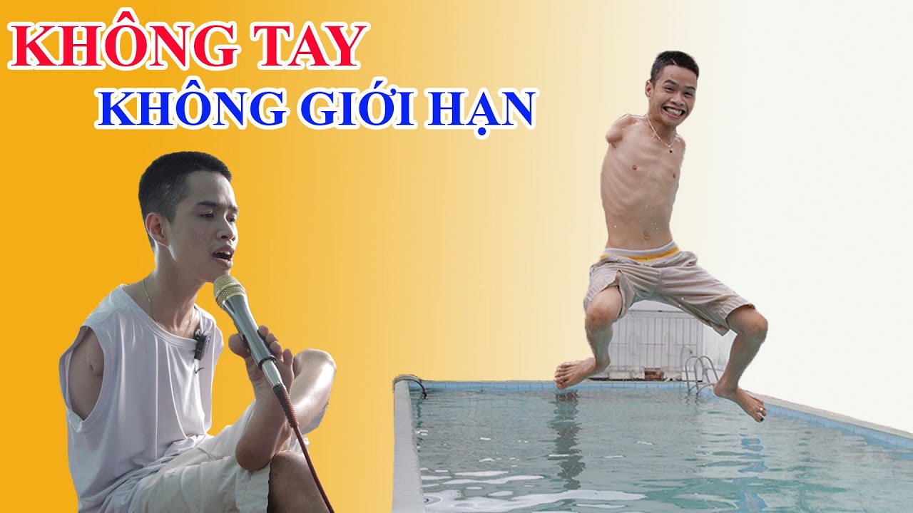 Hâm mộ chàng sinh viên không tay nhưng chạy xe, bơi lội xuất sắc II ĐỘC LẠ BÌNH DƯƠNG