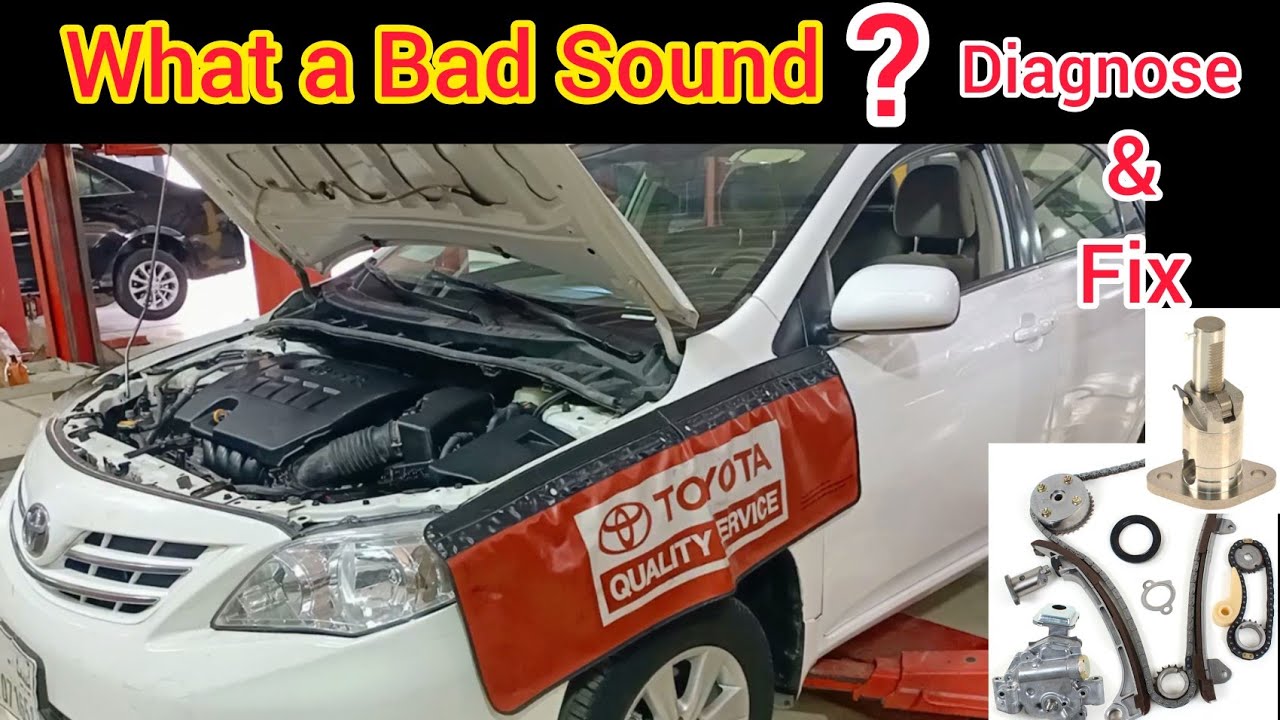 Diagnosis and Fix,How do you know if your timing chain tensioner and VVTI Cam Gear is bad Of Corolla