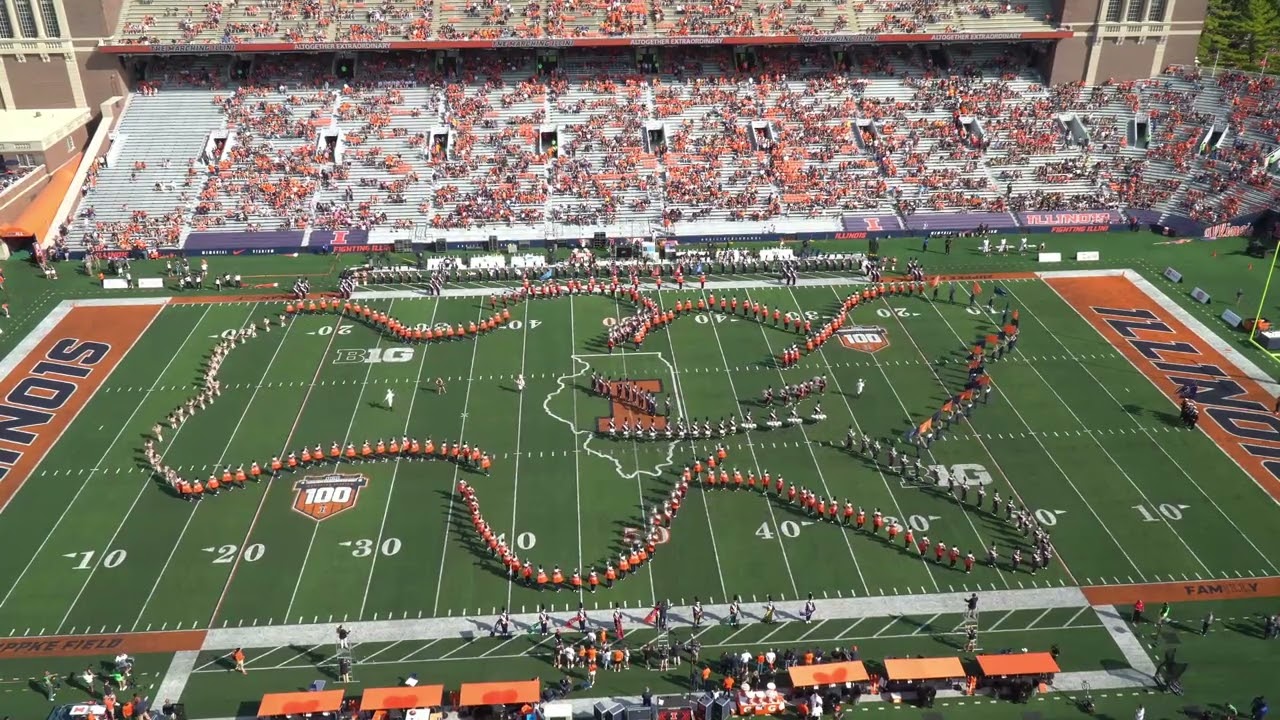 Marching Illini Pregame Show | ILLINOIS vs Purdue 10.12.2024