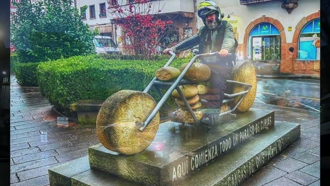 Salida en moto por el Concejo de Ponga