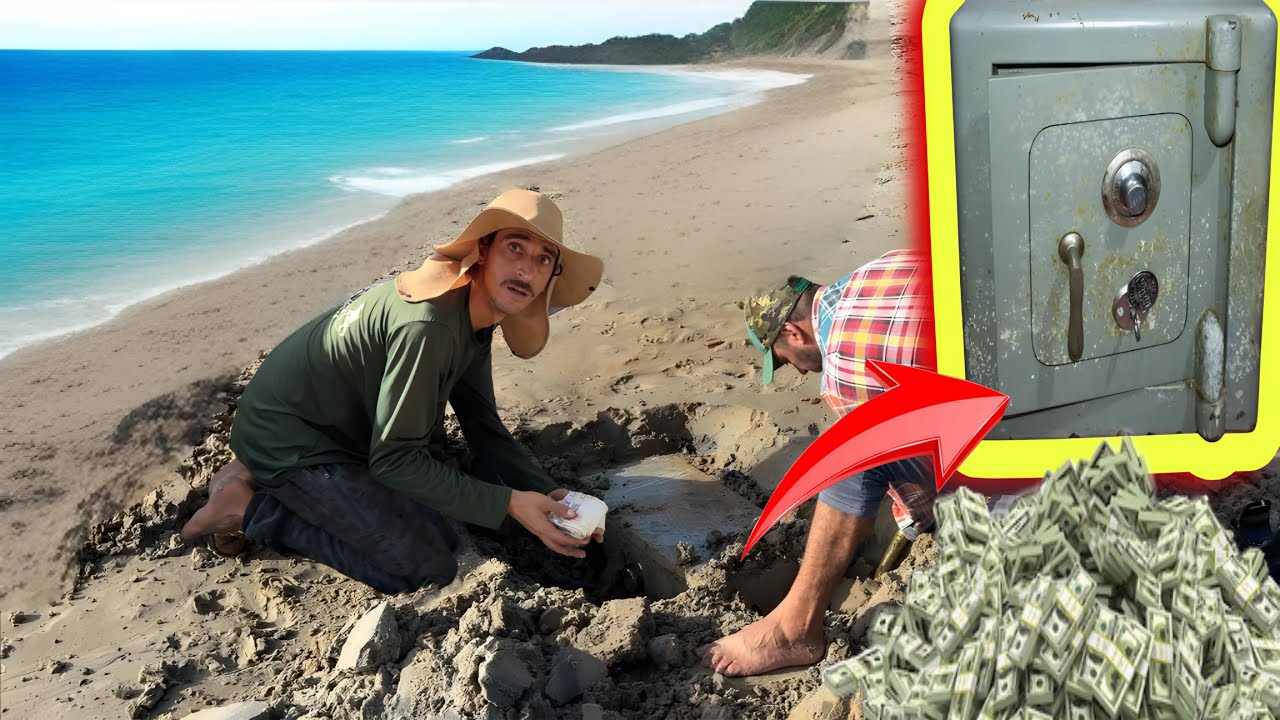 Cofre enterrado na Praia foi encontrado com uma Fortuna