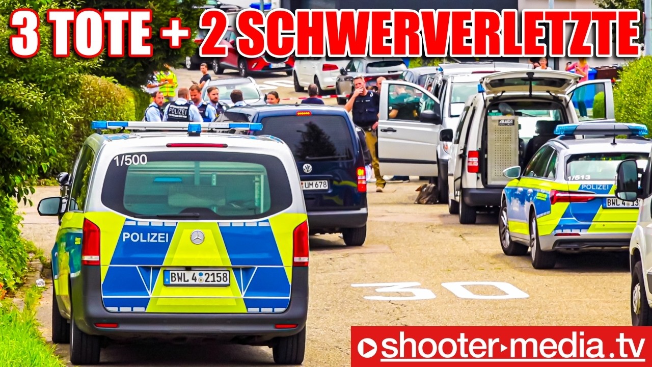 ❌  SCHÜSSE in WOHNSIEDLUNG - 3 TOTE + 2 SCHWERVERLETZTE  ❌ | 🚔  Jäger war Schütze  🚔