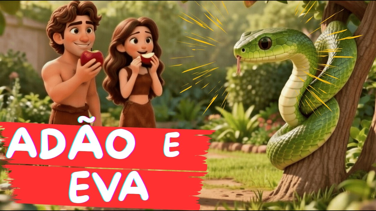 Adão e Eva no Jardim - Música infantil Evangélica