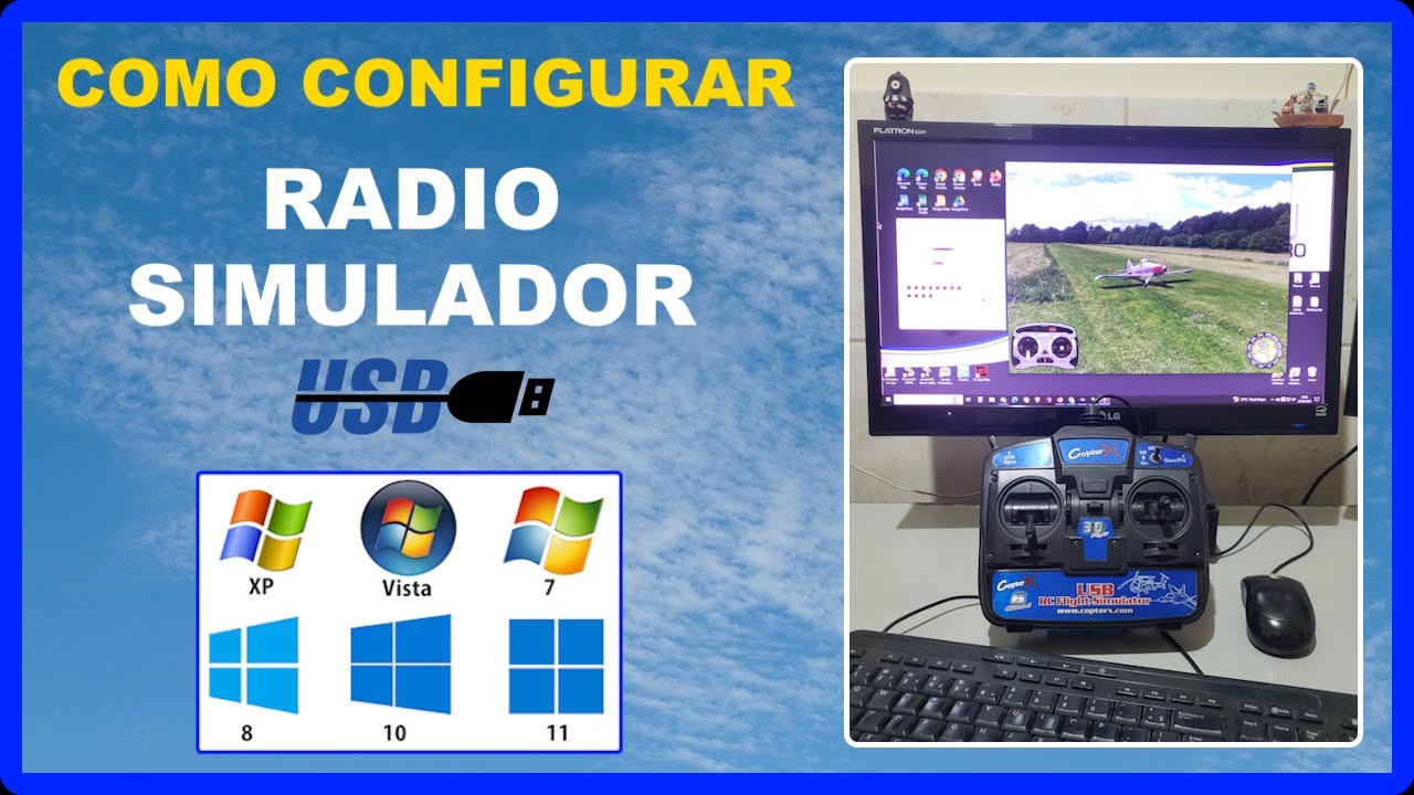 Como Configurar um Rádio Simulador USB | DEFINITIVO | #rcaero