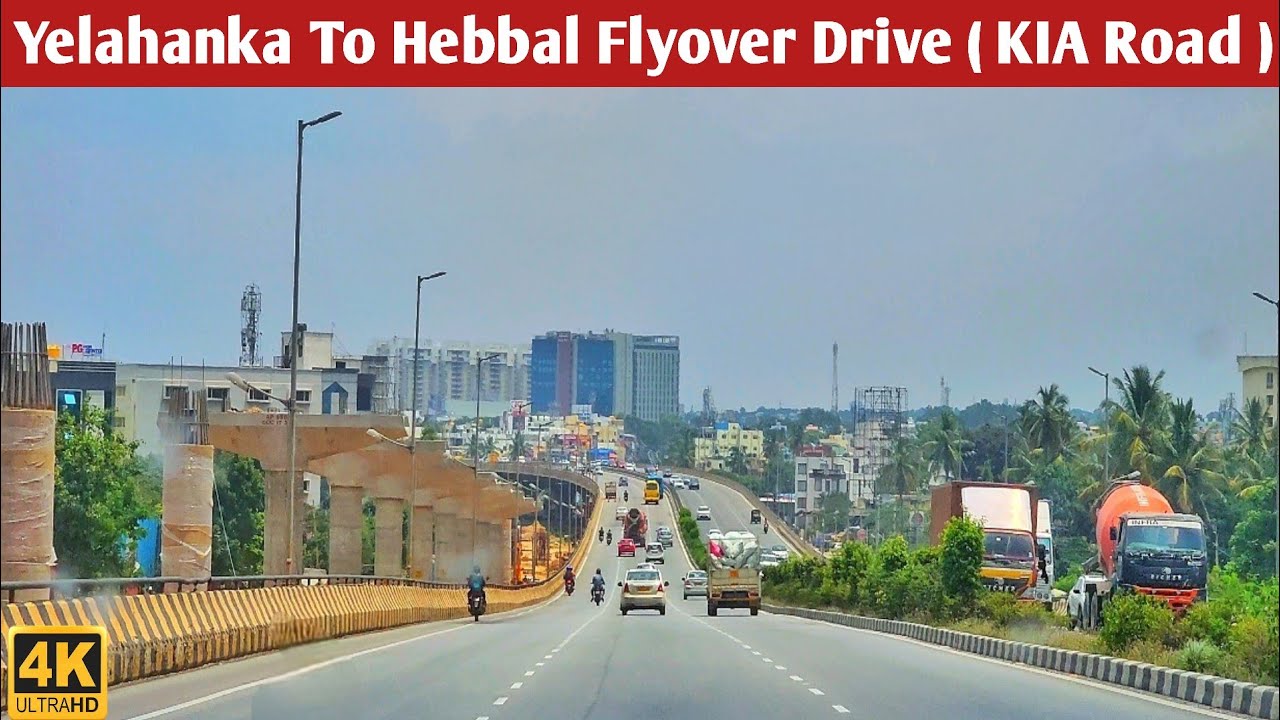 yelahanka to hebbal flyover | namma bengaluru | namma metro | bangalore city | bangalore vlog #4k