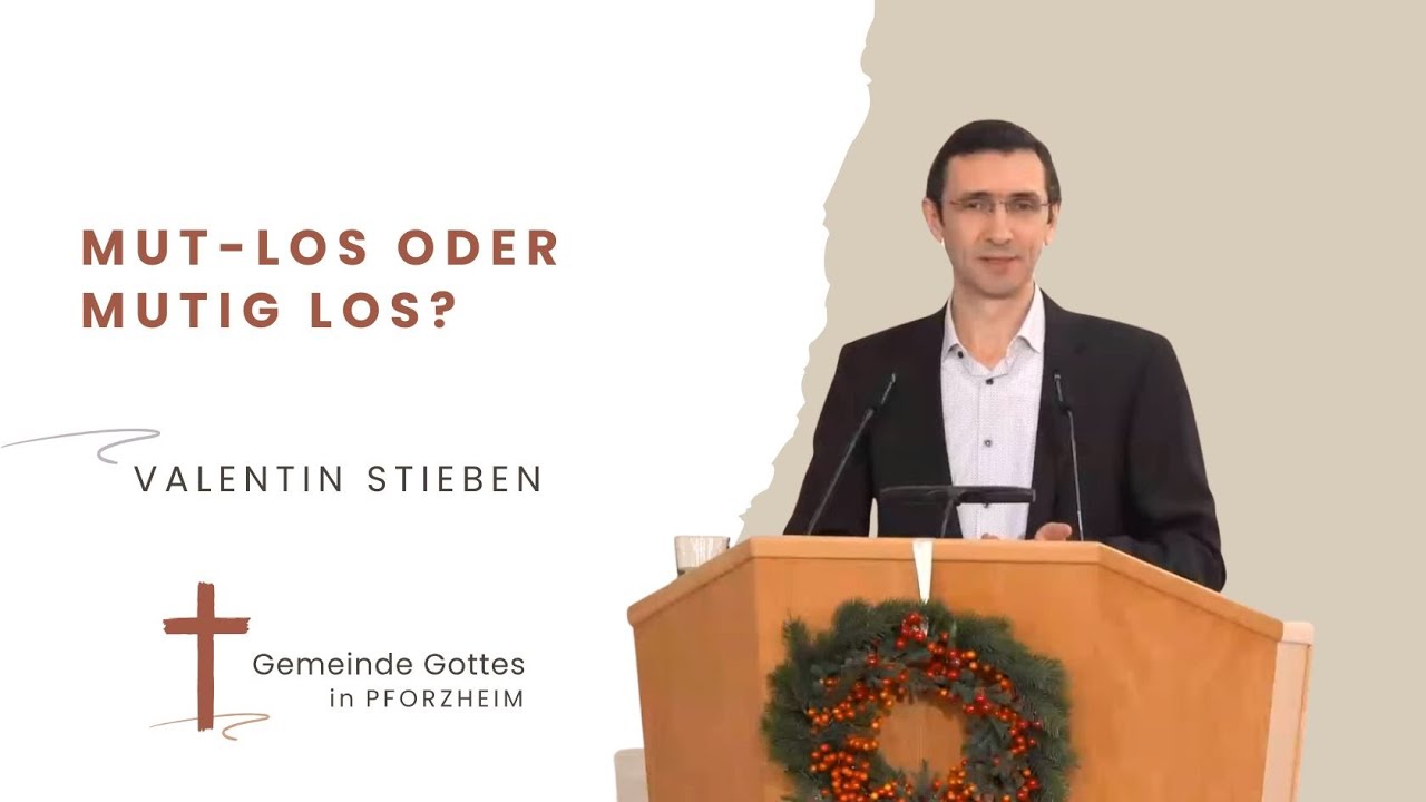 Mut-los oder mutig los?
