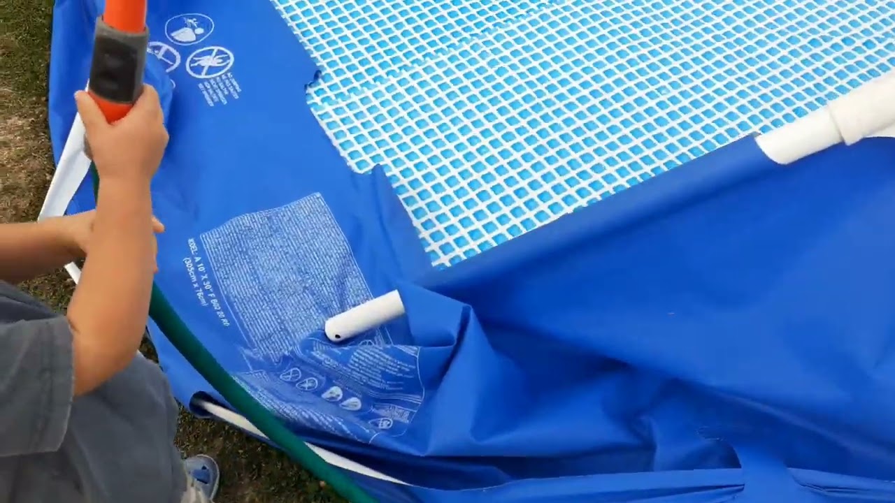 Démontage piscine hors sol intex