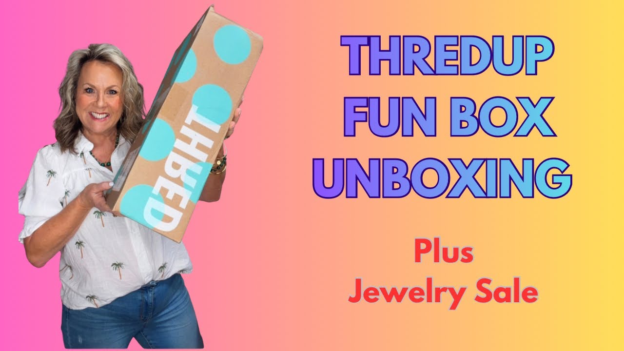THREDUP FUN BOX UNBOXING #mysterybox #threduprescuebox