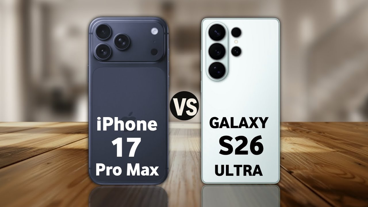 iPhone 17 Pro Max Vs Samsung Galaxy S26 Ultra Comparison 
