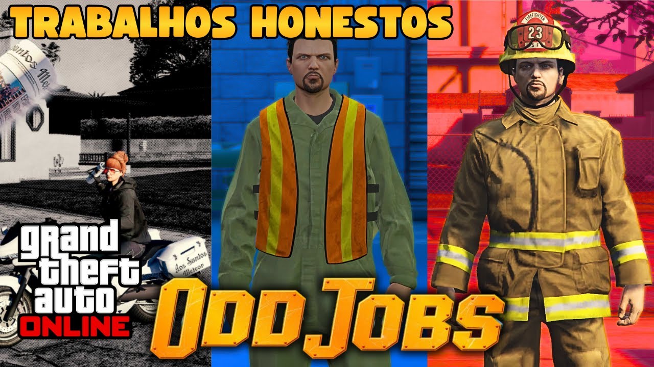 NOVOS TRABALHOS honestos DE ROLEPLAY do GTA online (trabalhando dentro da lei)