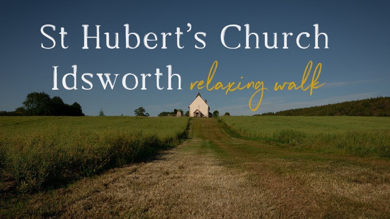 St Hubert's Church Idsworth - relaxing walk 2 Jun 2020