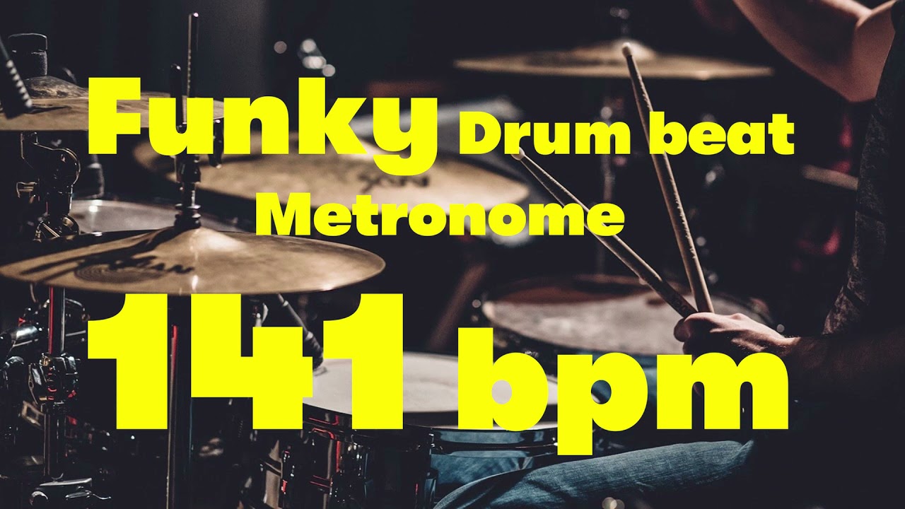 141 bpm funky drumbeat metronome 01