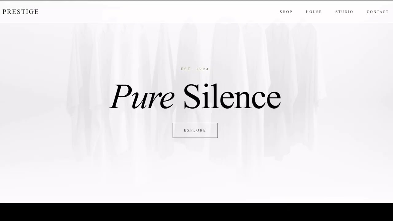Explore Ultra-Minimalist Luxury Website Theme Design Demo | Unfool It